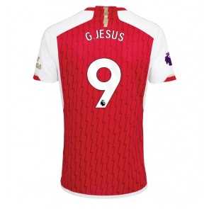Arsenal Gabriel Jesus #9 Hjemmebanetrøje 2023-24 Kort ærmer